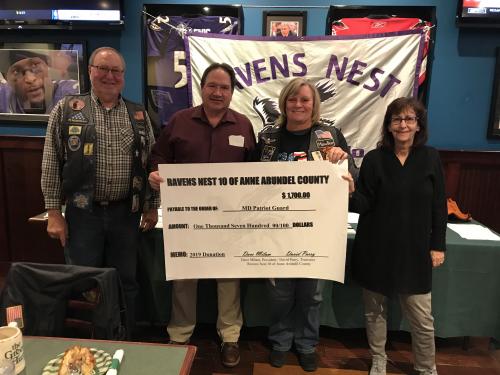 MD Patriot Guard check presentation